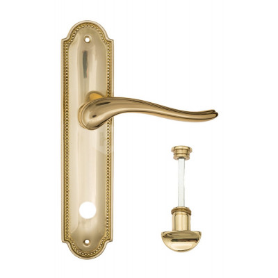 Дверная ручка Fratelli Cattini Lavera FCT1336 WC-2 PL248-OLV полированная латунь