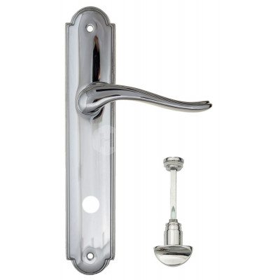 Дверная ручка Fratelli Cattini Lavera FCT1334 WC-2 PL257-CR полированный хром