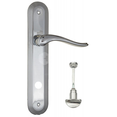 Дверная ручка Fratelli Cattini Lavera FCT1330 WC-2 PL288-CR полированный хром