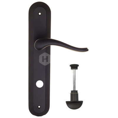 Дверная ручка Fratelli Cattini Lavera FCT1329 WC-2 PL288-NM матовый черный
