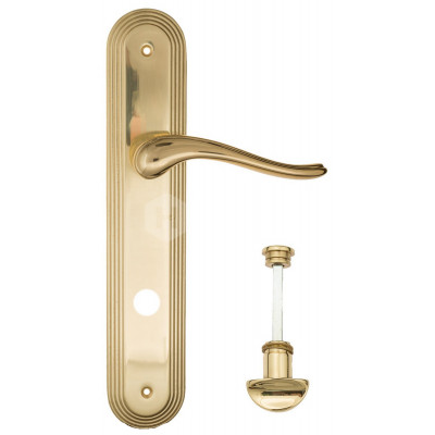 Дверная ручка Fratelli Cattini Lavera FCT1328 WC-2 PL288-OLV полированная латунь