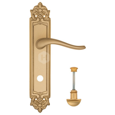 Дверная ручка Fratelli Cattini Lavera FCT1446 WC-2 PL96-BS матовая латунь