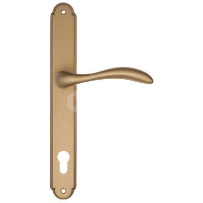 Дверная ручка Fratelli Cattini Luccia FCT2614 CYL PL01-BS матовая латунь