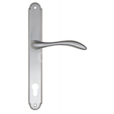 Дверная ручка Fratelli Cattini Luccia FCT2629 CYL PL01-CS матовый хром