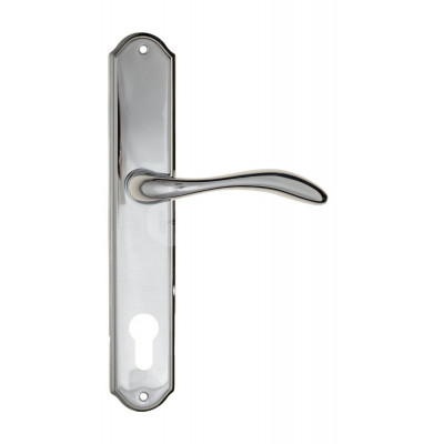 Дверная ручка Fratelli Cattini Luccia FCT1537 CYL PL02-CR полированный хром Дверная ручка Fratelli Cattini Luccia FCT1537 CYL PL02-CR полированный хром