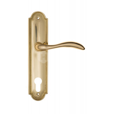 Дверная ручка Fratelli Cattini Luccia FCT1553 CYL PL248-OLV полированная латунь