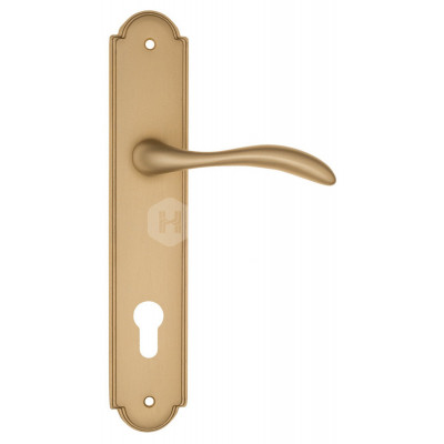 Дверная ручка Fratelli Cattini Luccia FCT1585 CYL PL257-BS матовая латунь