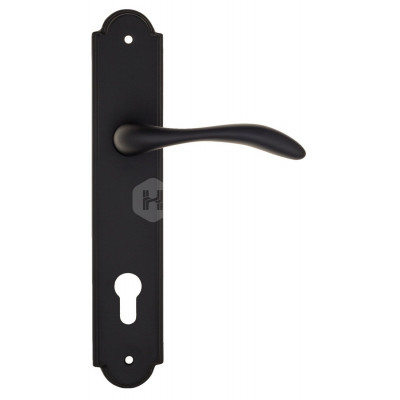 Дверная ручка Fratelli Cattini Luccia FCT1524 CYL PL257-NM матовый черный