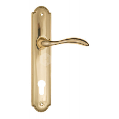 Дверная ручка Fratelli Cattini Luccia FCT1554 CYL PL257-OLV полированная латунь Дверная ручка Fratelli Cattini Luccia FCT1554 CYL PL257-OLV полированная латунь