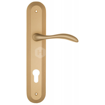 Дверная ручка Fratelli Cattini Luccia FCT1586 CYL PL288-BS матовая латунь