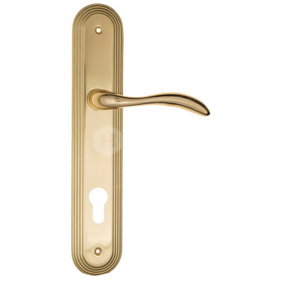 Дверная ручка Fratelli Cattini Luccia FCT1555 CYL PL288-OLV полированная латунь