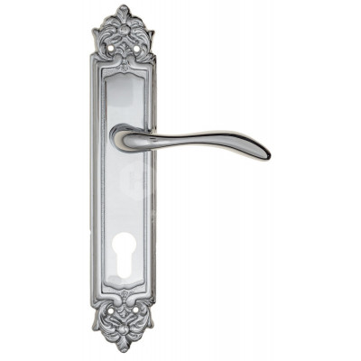 Дверная ручка Fratelli Cattini Luccia FCT1541 CYL PL96-CR полированный хром