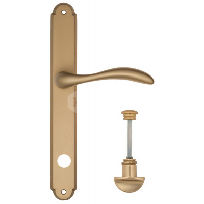 Дверная ручка Fratelli Cattini Luccia FCT2624 WC-2 PL01-BS матовая латунь Дверная ручка Fratelli Cattini Luccia FCT2624 WC-2 PL01-BS матовая латунь