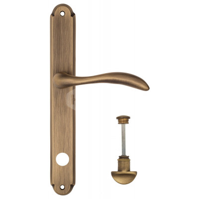 Дверная ручка Fratelli Cattini Luccia FCT2625 WC-2 PL01-BY матовая бронза