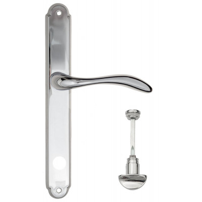 Дверная ручка Fratelli Cattini Luccia FCT2626 WC-2 PL01-CR полированный хром