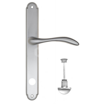 Дверная ручка Fratelli Cattini Luccia FCT2603 WC-2 PL01-CS матовый хром