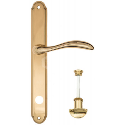 Дверная ручка Fratelli Cattini Luccia FCT2628 WC-2 PL01-OLV полированная латунь