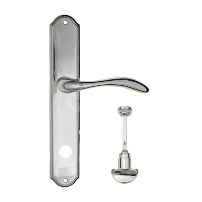 Дверная ручка Fratelli Cattini Luccia FCT1547 WC-2 PL02-CR полированный хром Дверная ручка Fratelli Cattini Luccia FCT1547 WC-2 PL02-CR полированный хром