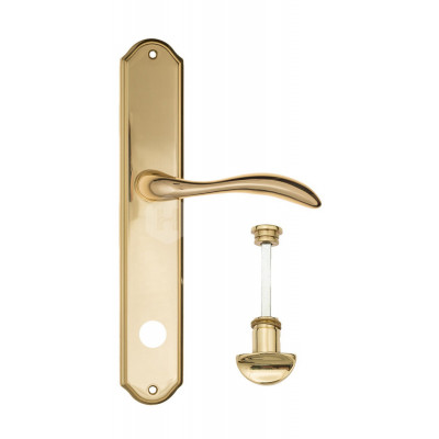 Дверная ручка Fratelli Cattini Luccia FCT1562 WC-2 PL02-OLV полированная латунь