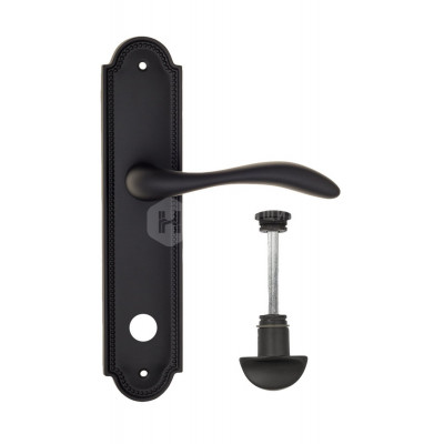 Дверная ручка Fratelli Cattini Luccia FCT1533 WC-2 PL248-NM матовый черный