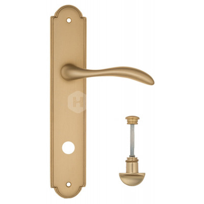 Дверная ручка Fratelli Cattini Luccia FCT1595 WC-2 PL257-BS матовая латунь Дверная ручка Fratelli Cattini Luccia FCT1595 WC-2 PL257-BS матовая латунь