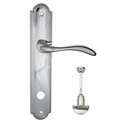 Дверная ручка Fratelli Cattini Luccia FCT1549 WC-2 PL257-CR полированный хром