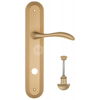 Дверная ручка Fratelli Cattini Luccia FCT1596 WC-2 PL288-BS матовая латунь