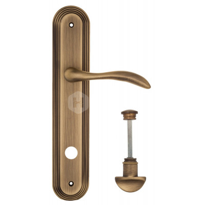 Дверная ручка Fratelli Cattini Luccia FCT1581 WC-2 PL288-BY матовая бронза