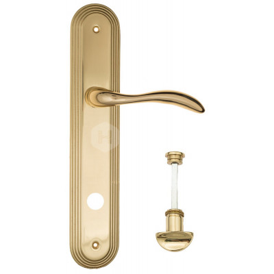 Дверная ручка Fratelli Cattini Luccia FCT1565 WC-2 PL288-OLV полированная латунь