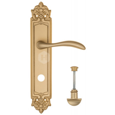 Дверная ручка Fratelli Cattini Luccia FCT1597 WC-2 PL96-BS матовая латунь