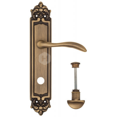 Дверная ручка Fratelli Cattini Luccia FCT1582 WC-2 PL96-BY матовая бронза