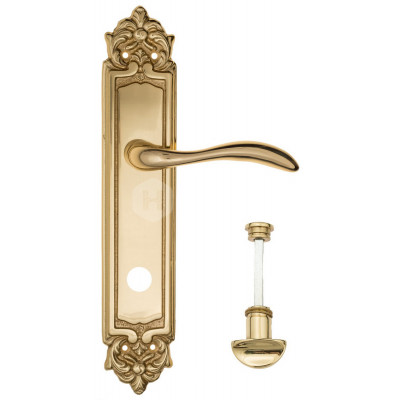 Дверная ручка Fratelli Cattini Luccia FCT1566 WC-2 PL96-OLV полированная латунь Дверная ручка Fratelli Cattini Luccia FCT1566 WC-2 PL96-OLV полированная латунь