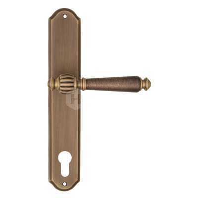 Дверная ручка Fratelli Cattini Marani FCT1251 CYL PL02-BY матовая бронза