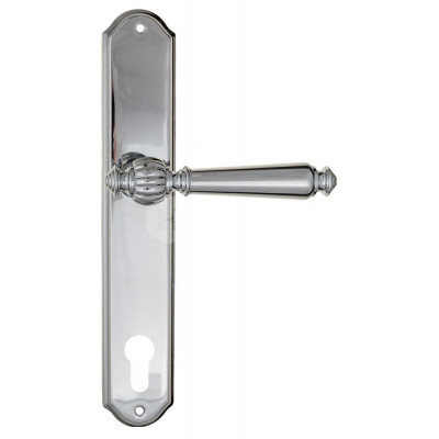 Дверная ручка Fratelli Cattini Marani FCT1281 CYL PL02-CR полированный хром Дверная ручка Fratelli Cattini Marani FCT1281 CYL PL02-CR полированный хром