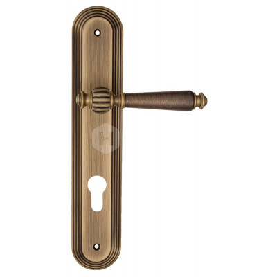 Дверная ручка Fratelli Cattini Marani FCT1254 CYL PL288-BY матовая бронза