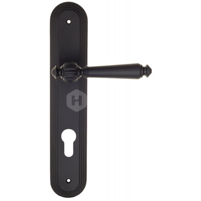 Дверная ручка Fratelli Cattini Marani FCT1299 CYL PL288-NM матовый черный
