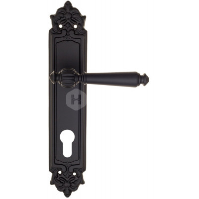 Дверная ручка Fratelli Cattini Marani FCT1300 CYL PL96-NM матовый черный