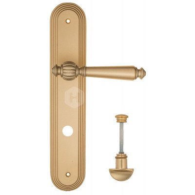 Дверная ручка Fratelli Cattini Marani FCT1430 WC-2 PL288-BS матовая латунь