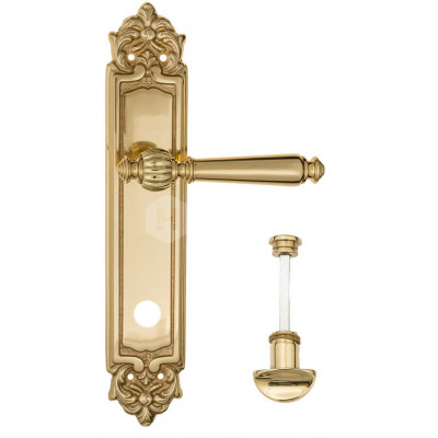 Дверная ручка Fratelli Cattini Marani FCT1280 WC-2 PL96-OLV полированная латунь