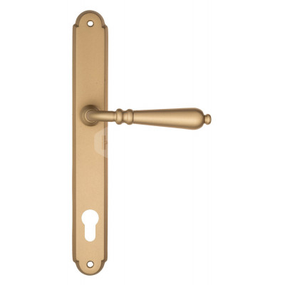 Дверная ручка Fratelli Cattini Napoli FCT2630 CYL PL01-BS матовая латунь