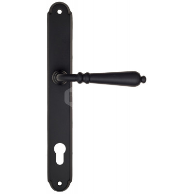 Дверная ручка Fratelli Cattini Napoli FCT2634 CYL PL01-NM матовый черный Дверная ручка Fratelli Cattini Napoli FCT2634 CYL PL01-NM матовый черный