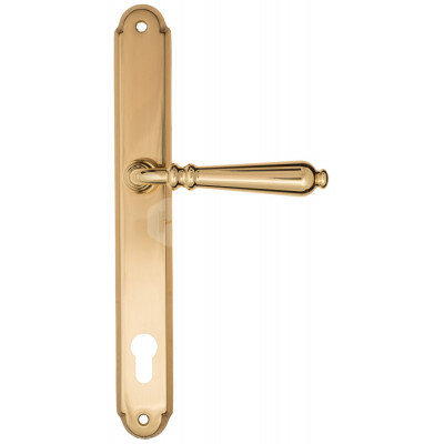 Дверная ручка Fratelli Cattini Napoli FCT2635 CYL PL01-OLV полированная латунь