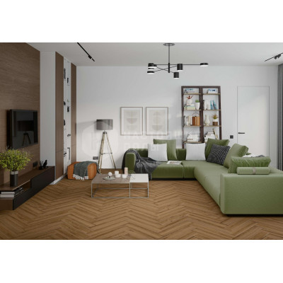 SPC плитка замковая классическая елка Damy Floor London 5246-10 Лидс, 615*123*4 мм