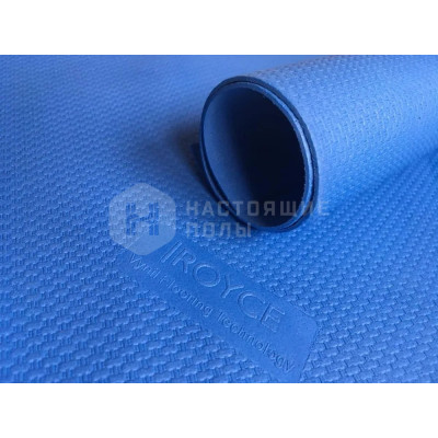 Подложка Royce для ПВХ плитки 1,5 мм(10 м2) IXPE Blue RIB3