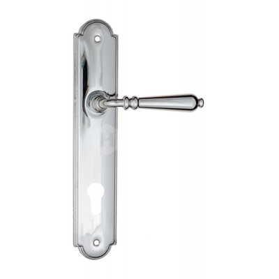 Дверная ручка Fratelli Cattini Napoli FCT2454 CYL PL257-CR полированный хром