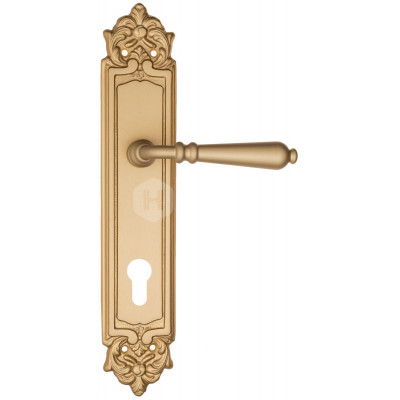 Дверная ручка Fratelli Cattini Napoli FCT2489 CYL PL96-BS матовая латунь