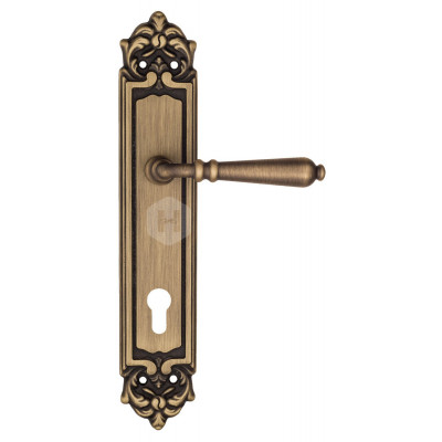 Дверная ручка Fratelli Cattini Napoli FCT2441 CYL PL96-BY матовая бронза