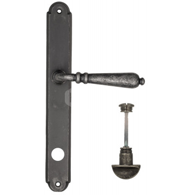 Дверная ручка Fratelli Cattini Napoli FCT2648 WC-2 PL01-IA античное серебро Дверная ручка Fratelli Cattini Napoli FCT2648 WC-2 PL01-IA античное серебро