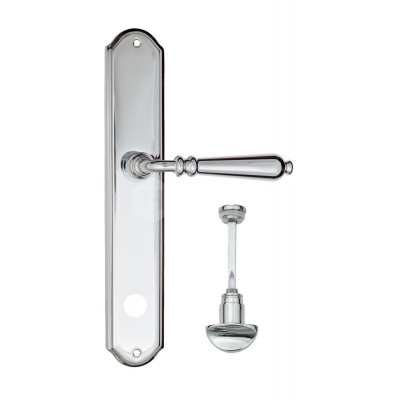 Дверная ручка Fratelli Cattini Napoli FCT2462 WC-2 PL02-CR полированный хром Дверная ручка Fratelli Cattini Napoli FCT2462 WC-2 PL02-CR полированный хром