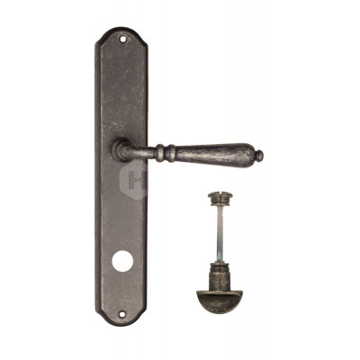 Дверная ручка Fratelli Cattini Napoli FCT2502 WC-2 PL02-IA античное серебро Дверная ручка Fratelli Cattini Napoli FCT2502 WC-2 PL02-IA античное серебро